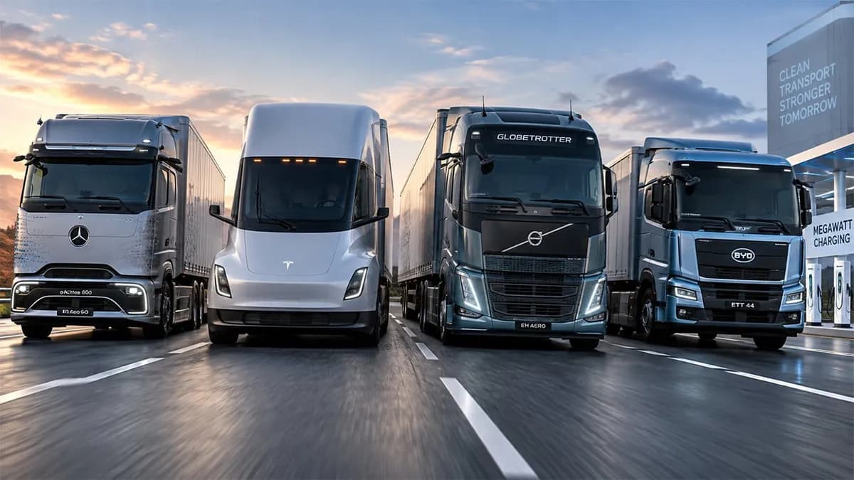 Electric Trucks Reach 720 km Range: A Challenge to Diesel