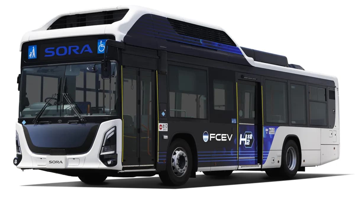Toyota Launches Updated SORA Hydrogen Fuel Cell Bus