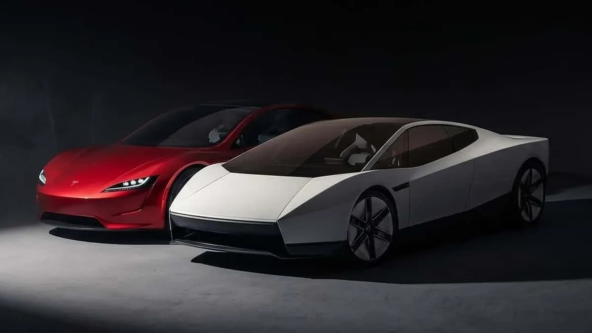 Tesla Roadster's Design Evolution: A Shift from Smooth to Angular