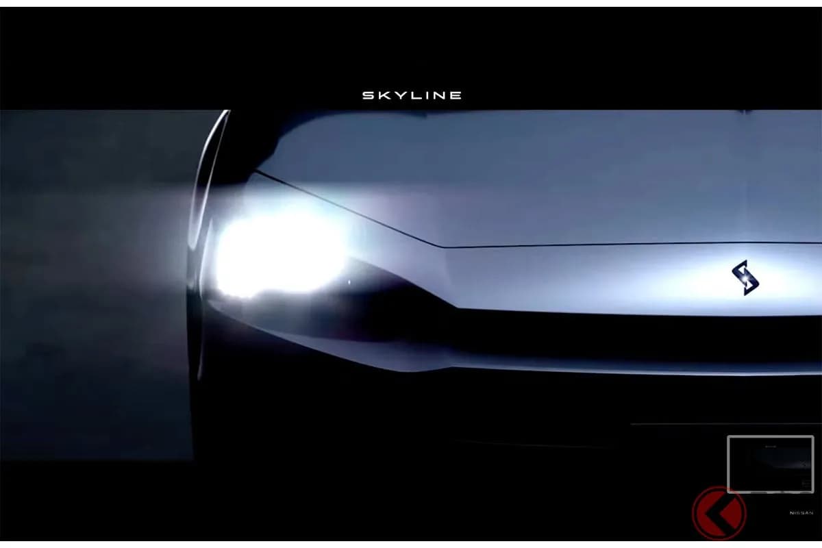 Nissan Teases New Skyline Model with Classic Design Elements