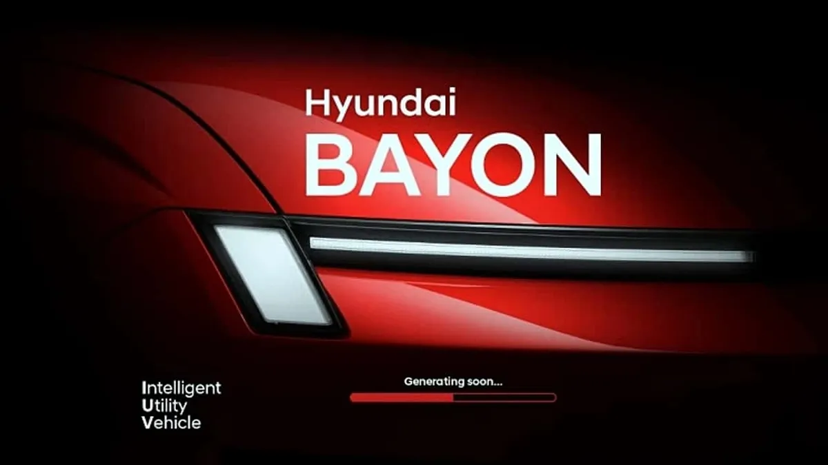 Hyundai Teases New Bayon SUV Ahead of Official Launch