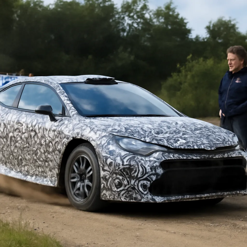 Toyota Celica Prototypes Testing for WRC 2027 in Spain