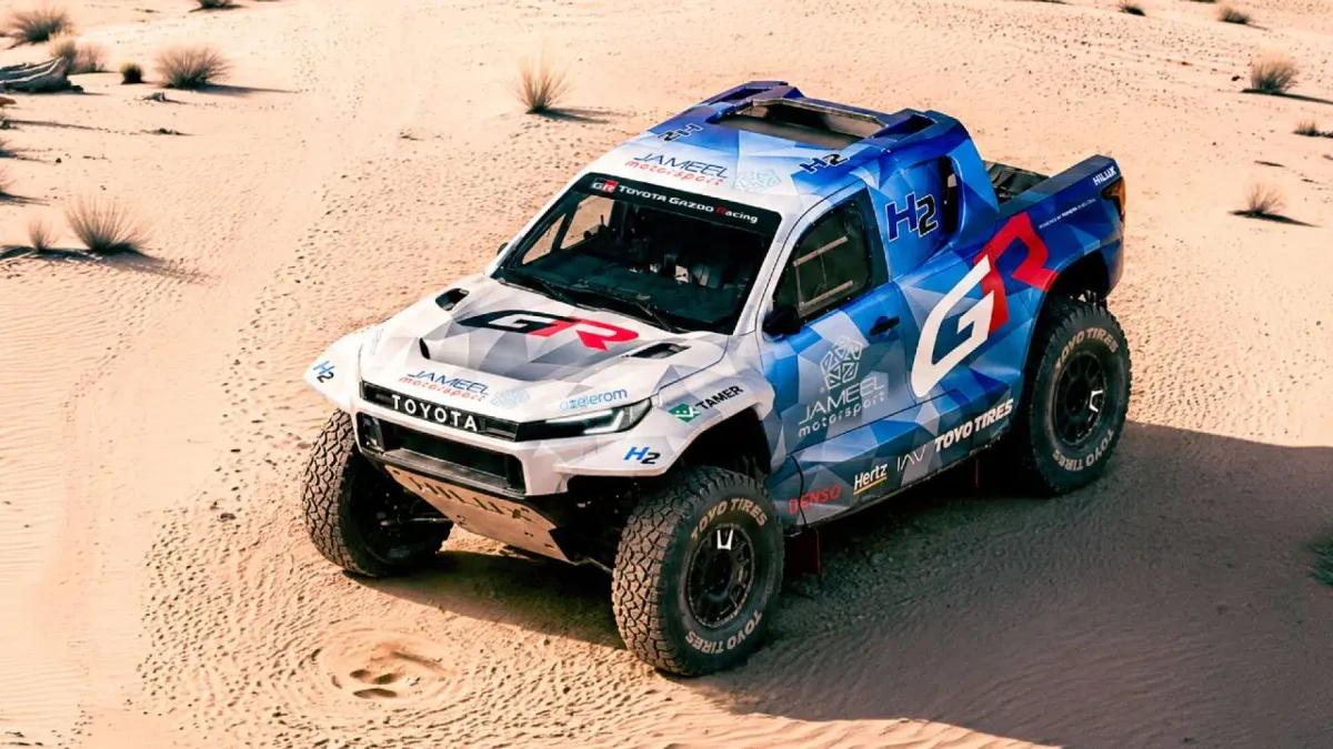 Toyota Unveils Hydrogen-Powered Hilux for Dakar 2027